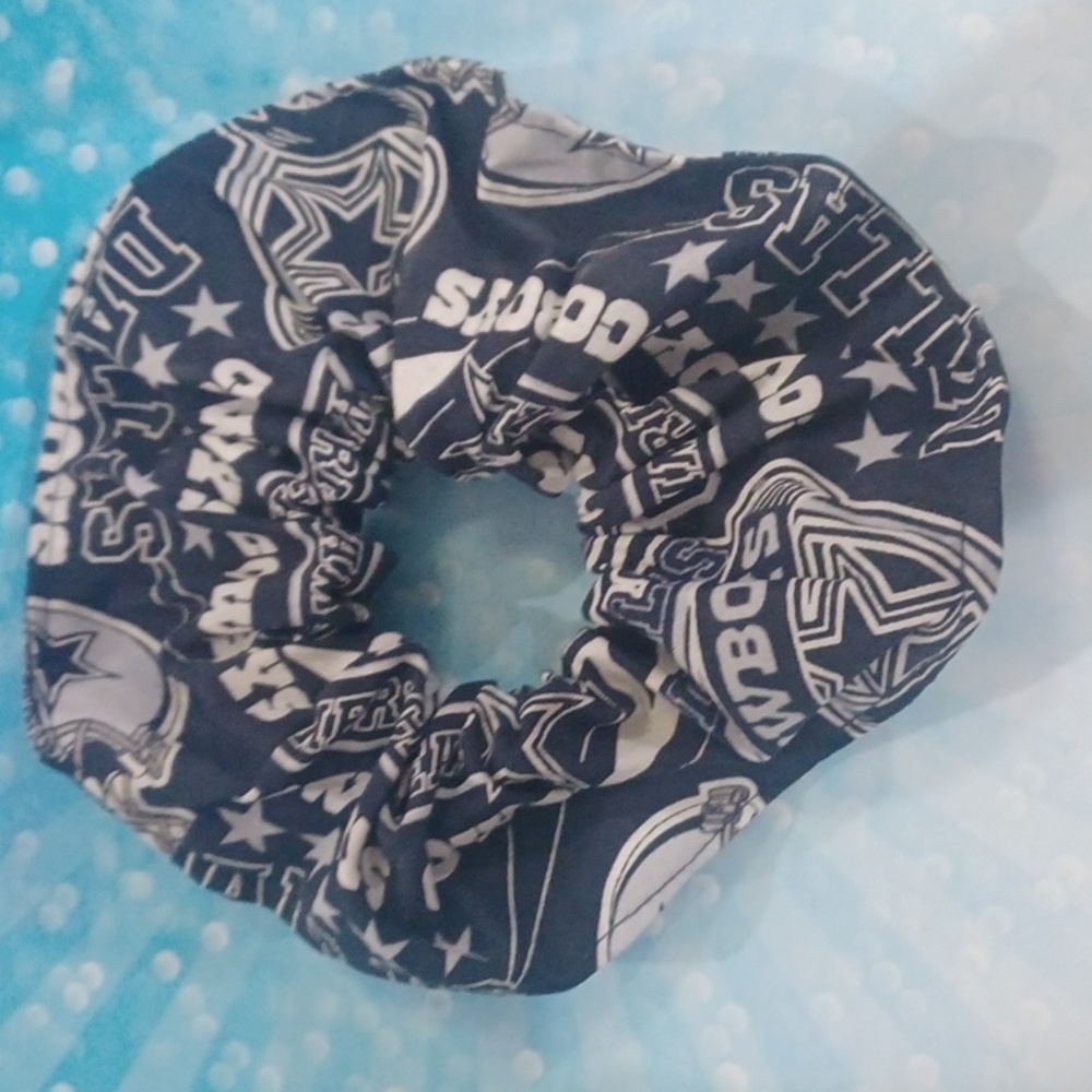 Dallas Cowboy Scrunchie